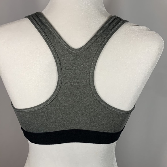 Nike Dri-Fit Grey Logo Sports Bra - Picture 4 of 5